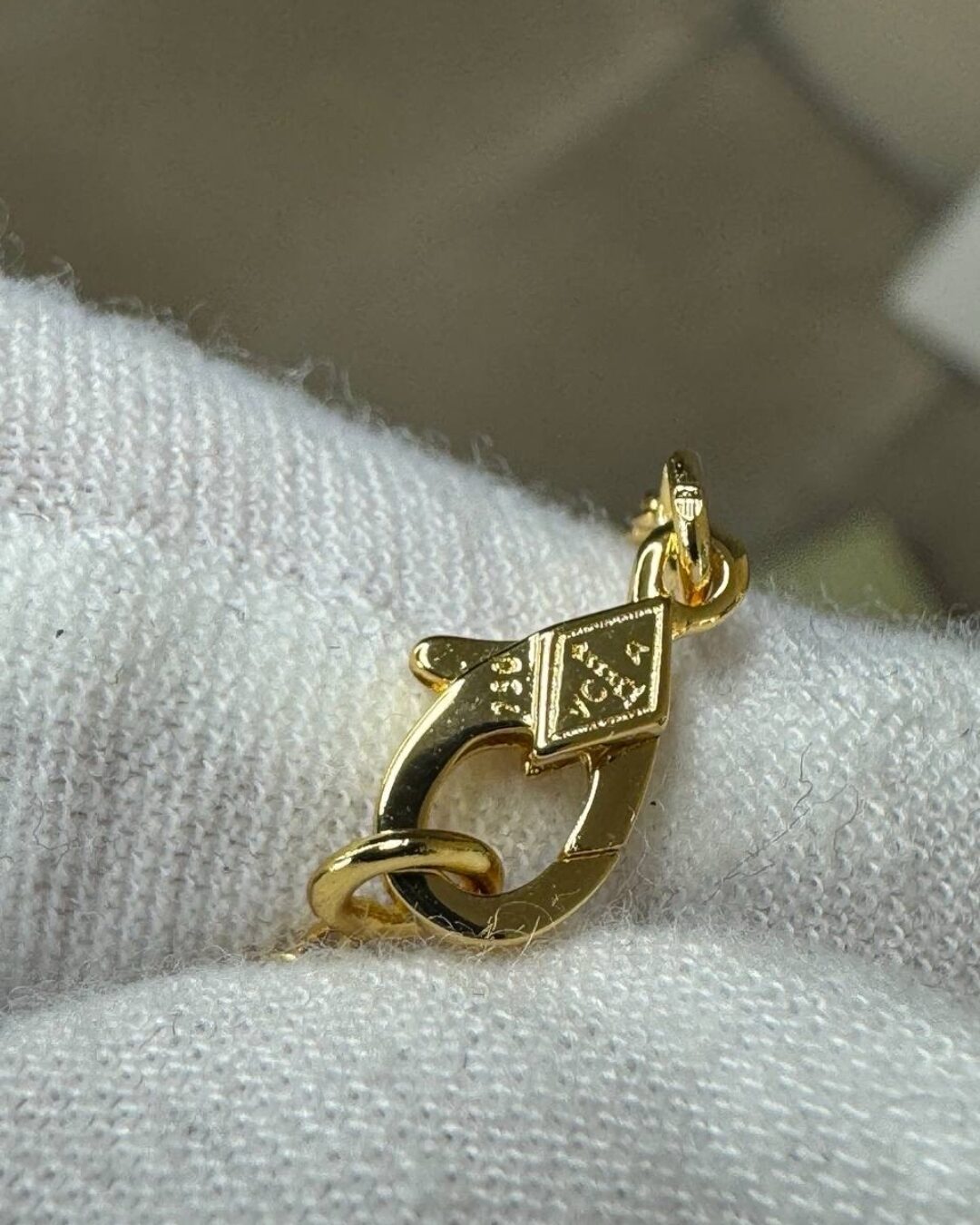 Колье Van Cleef & Arpels Vintage Alhambra (Gold/White/Mono