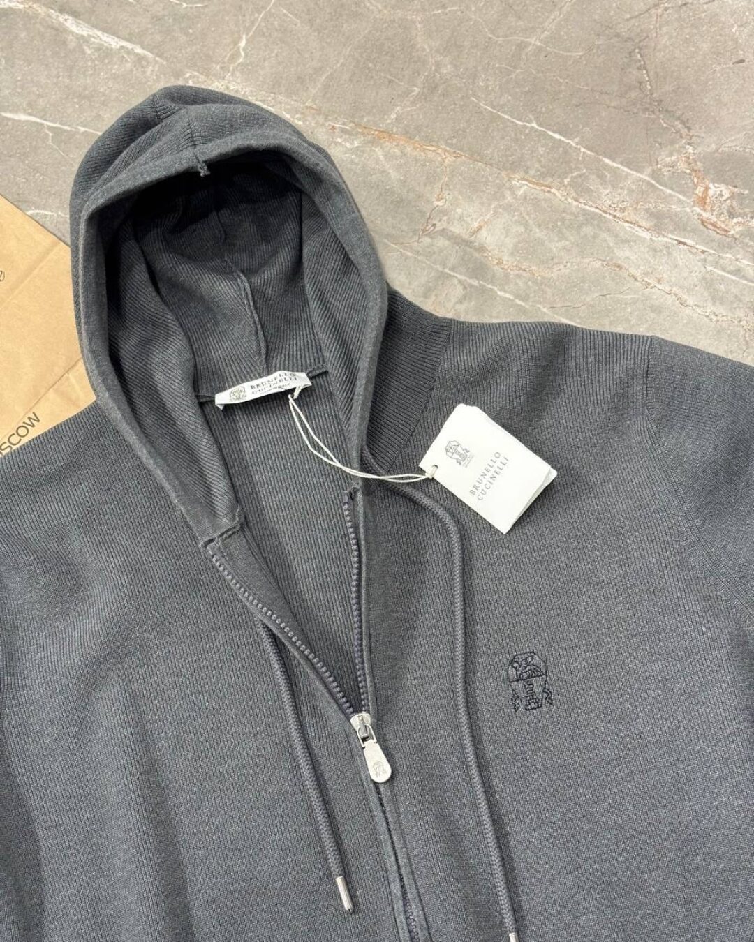 Zip-Худи Brunello Cucinelli