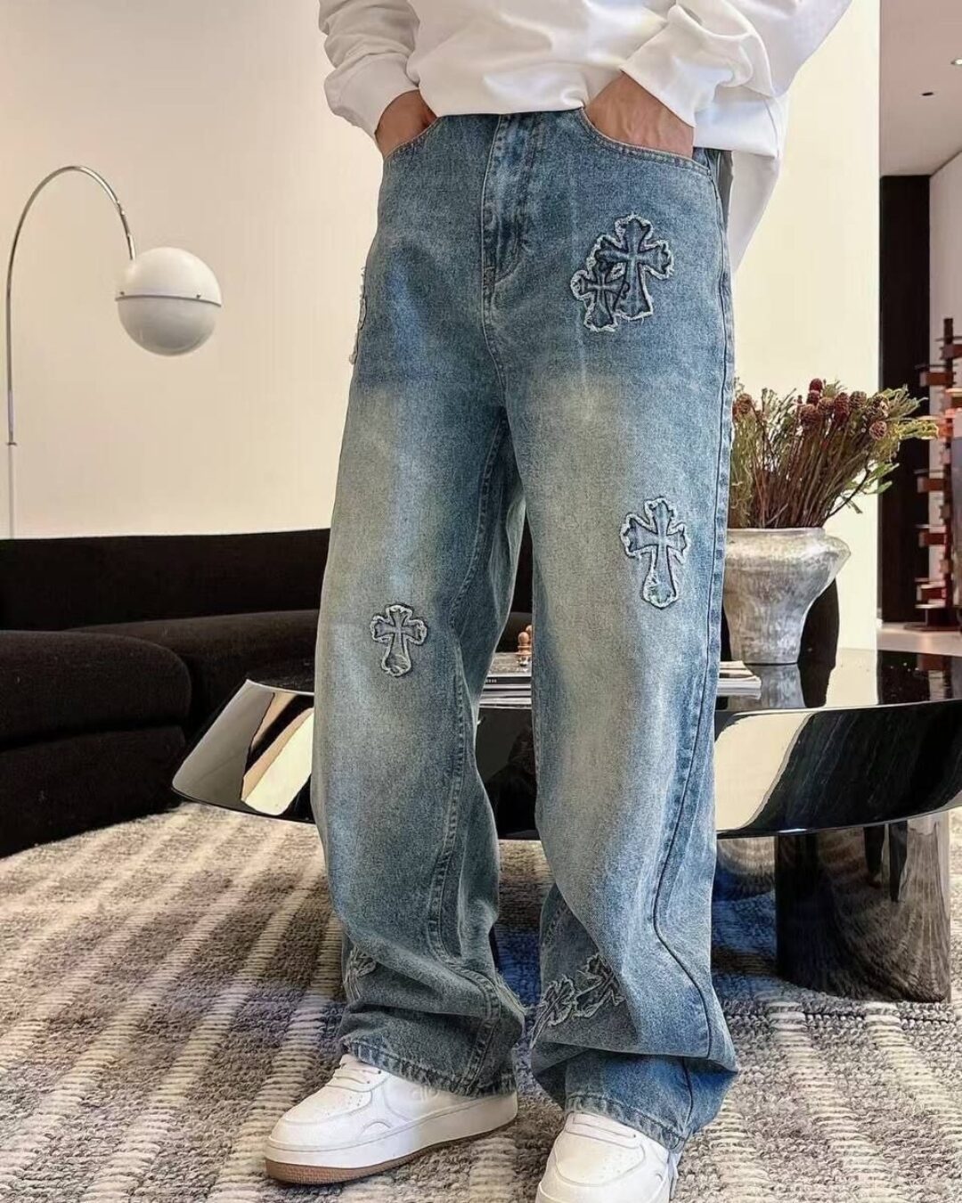 Джинсы Chrome Hearts