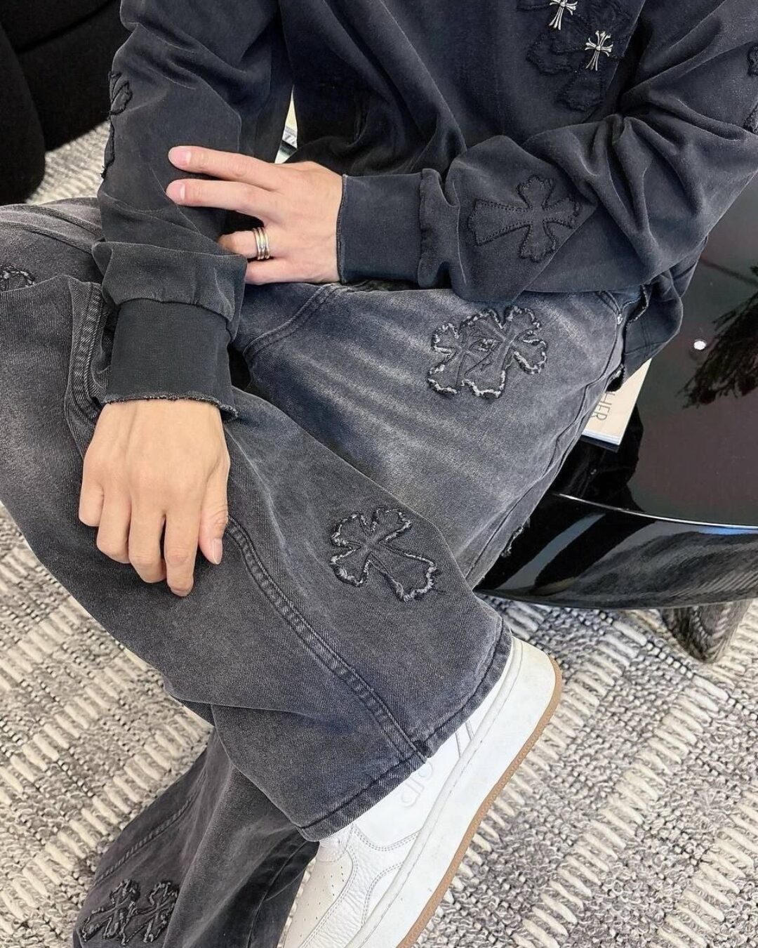 Джинсы Chrome Hearts