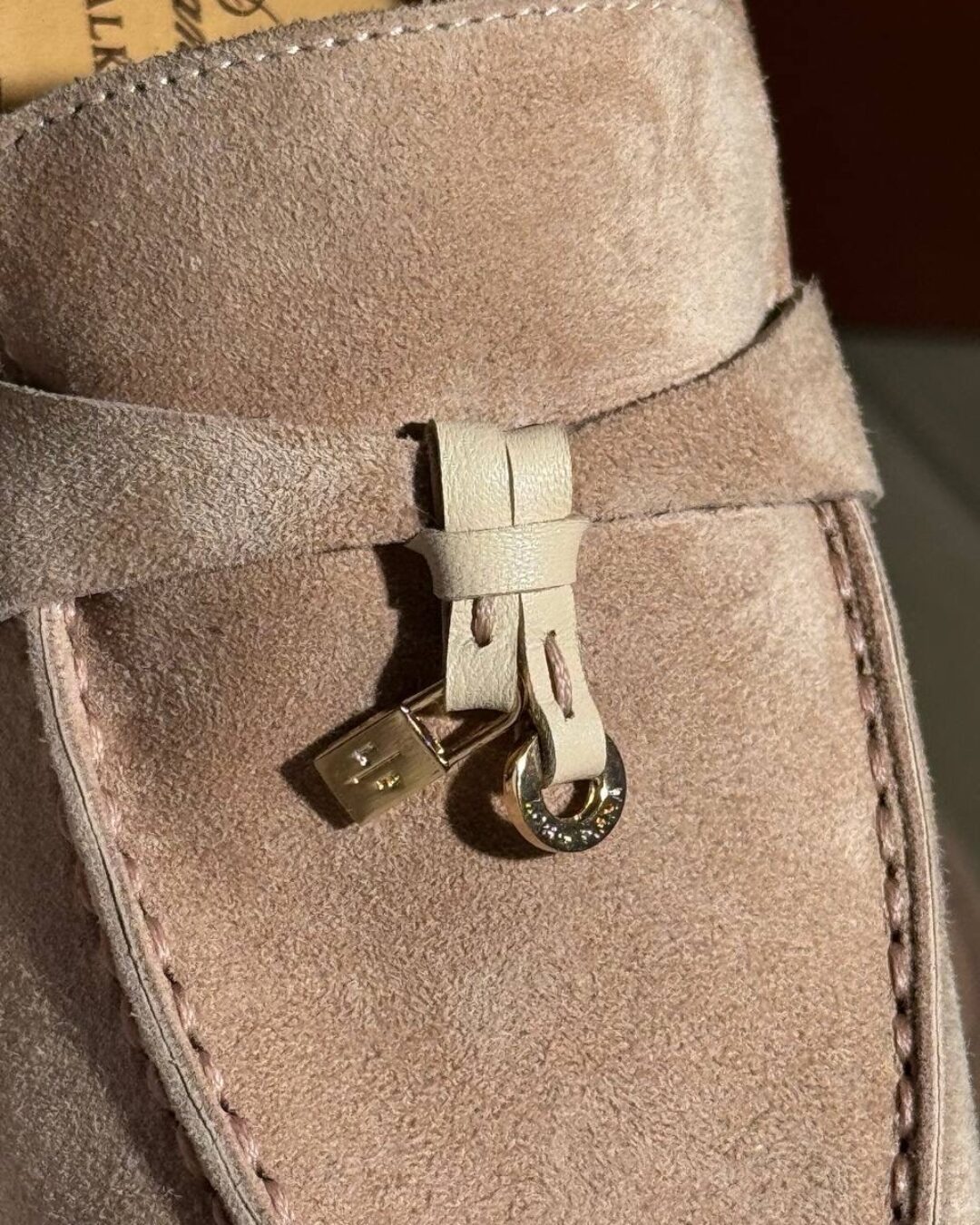 Лоферы Loro Piana Light Pink