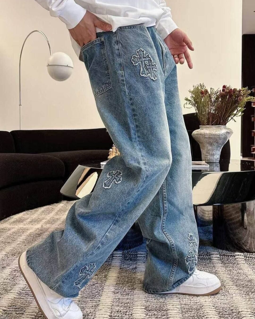 Джинсы Chrome Hearts