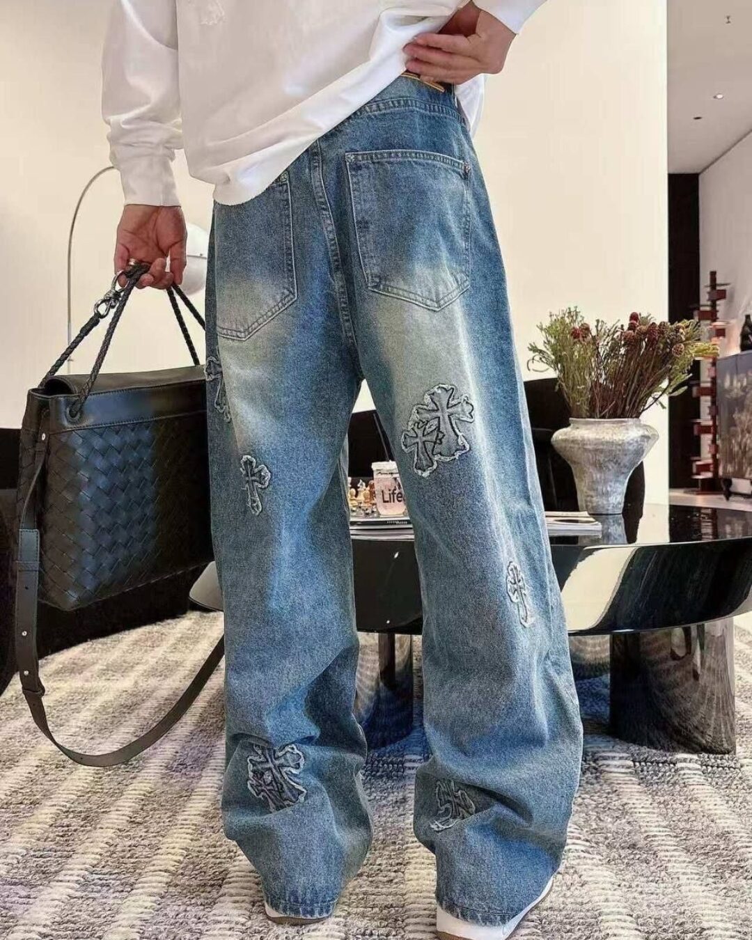 Джинсы Chrome Hearts