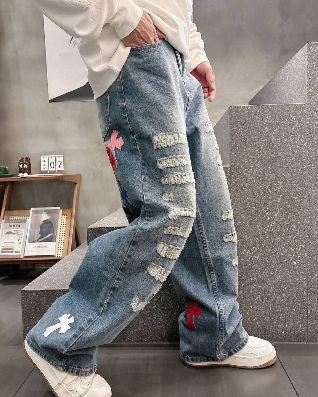 Джинсы Chrome Hearts