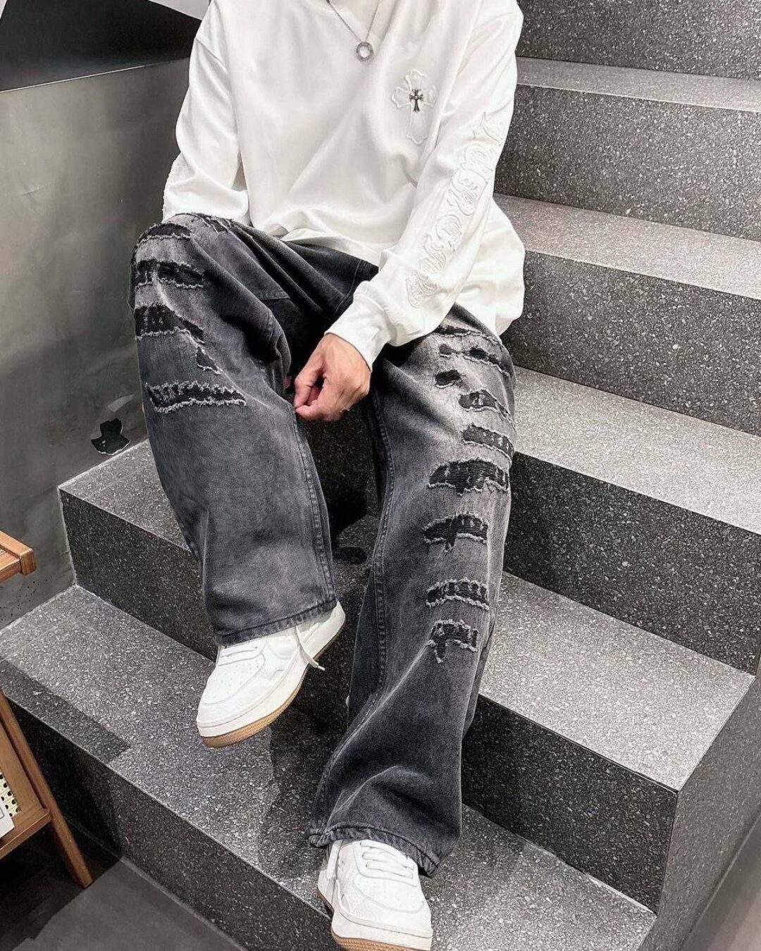 Джинсы Chrome Hearts