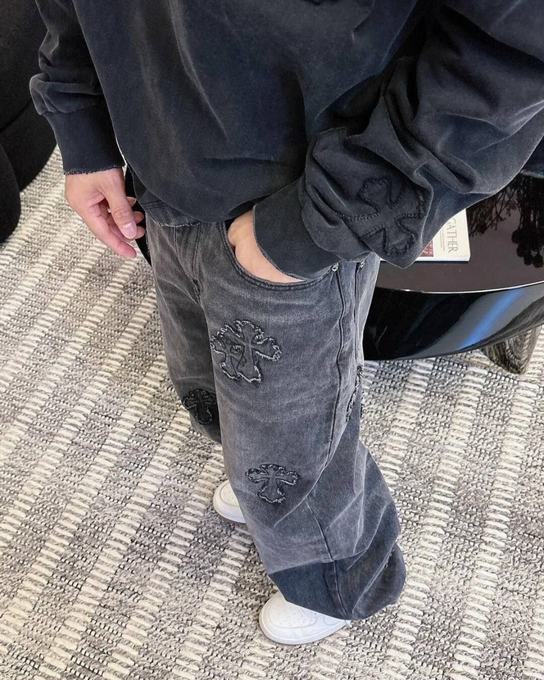 Джинсы Chrome Hearts