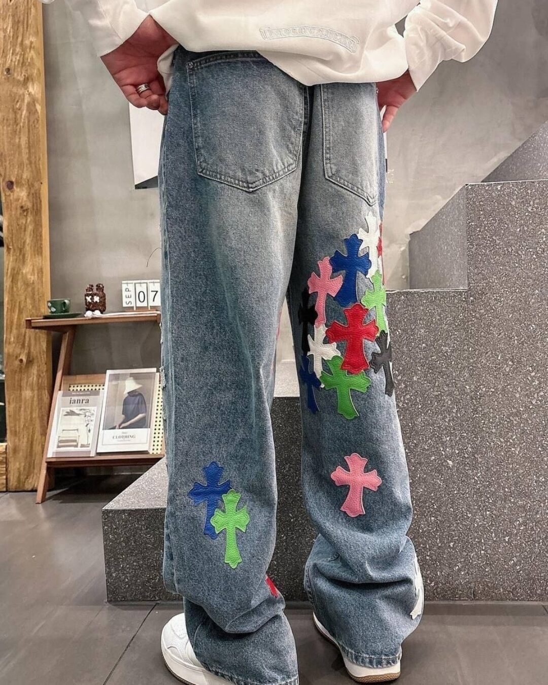 Джинсы Chrome Hearts