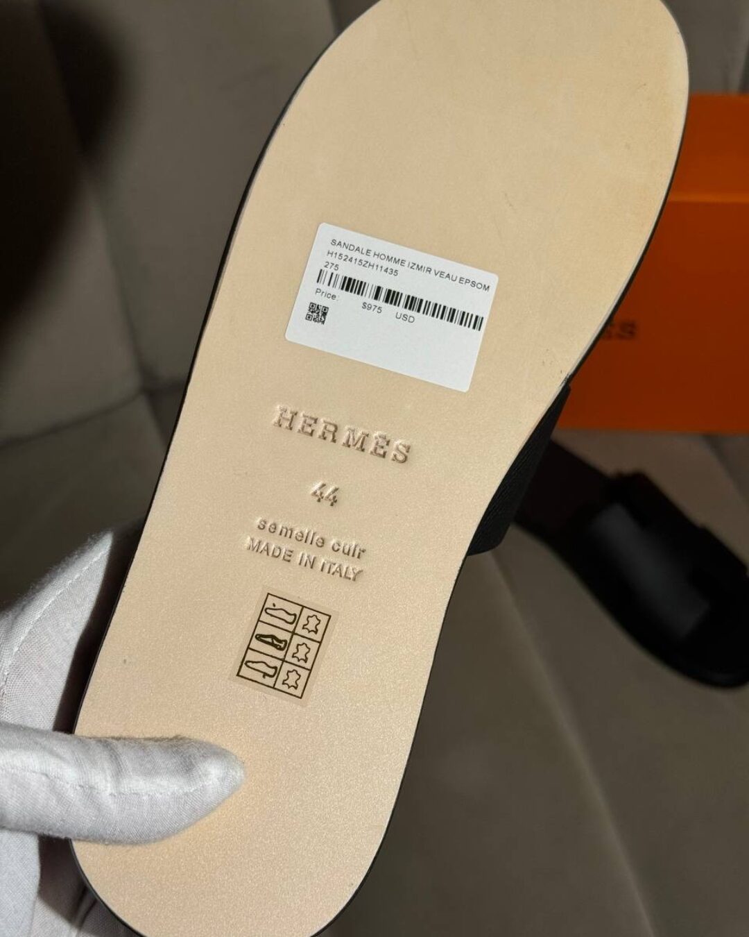 Тапки Hermes