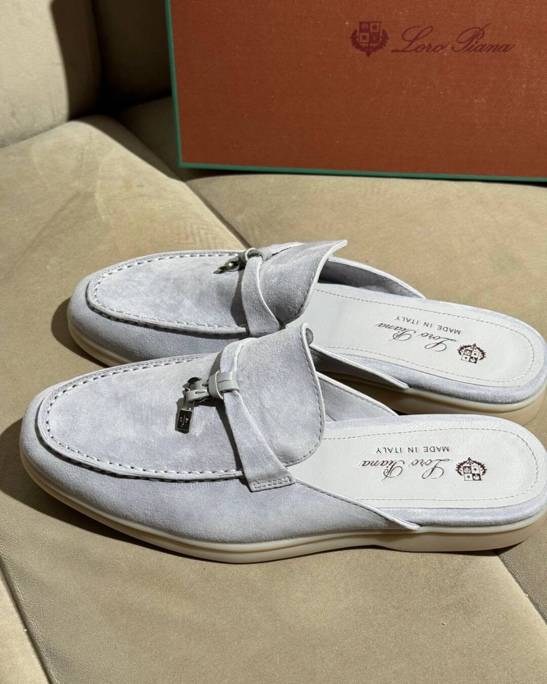 Мюли Loro Piana L. Grey
