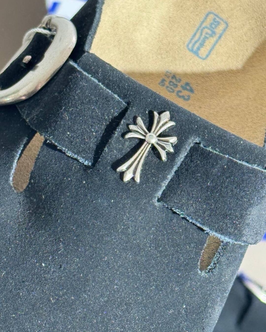 Сабо Birkenstock x Chrome Hearts