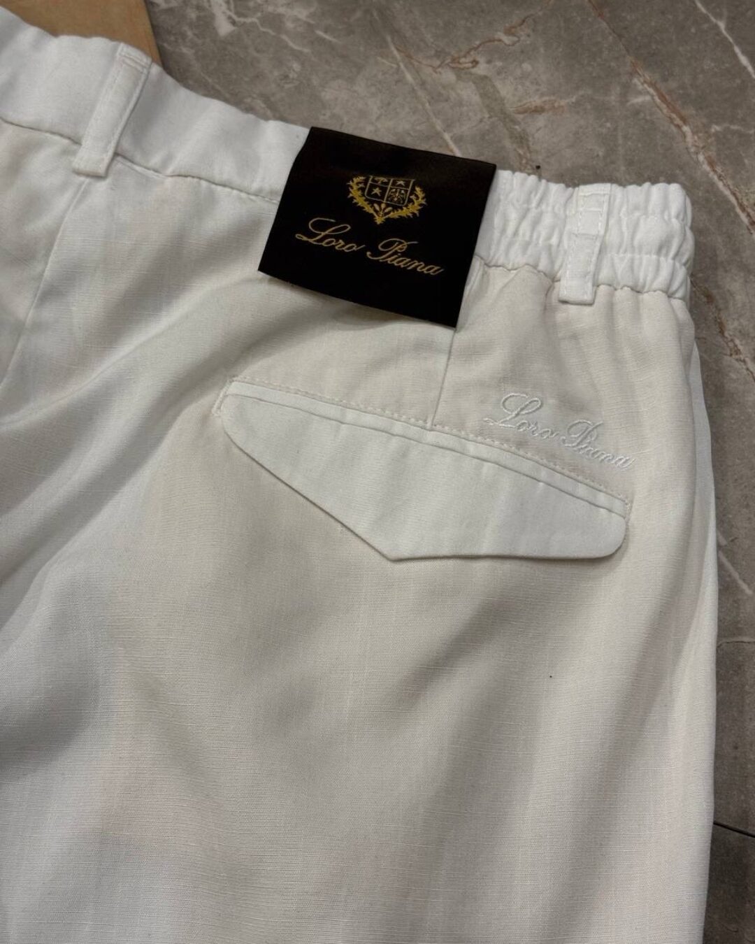 Льняные штаны Loro Piana — фото 7