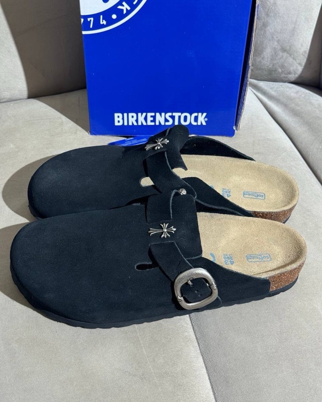Сабо Birkenstock x Chrome Hearts