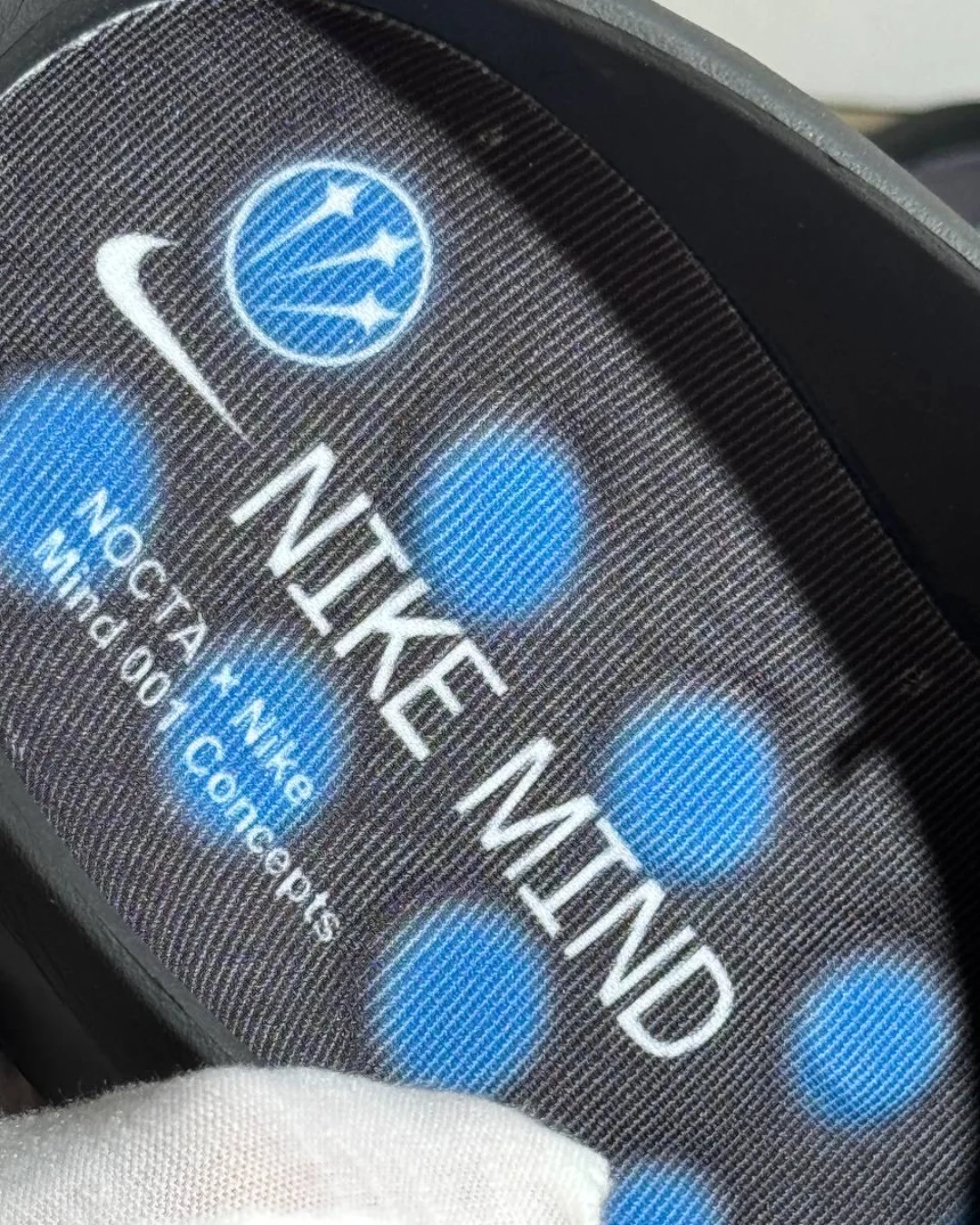 Тапки Nike Mind 001 Black Blue — фото 3
