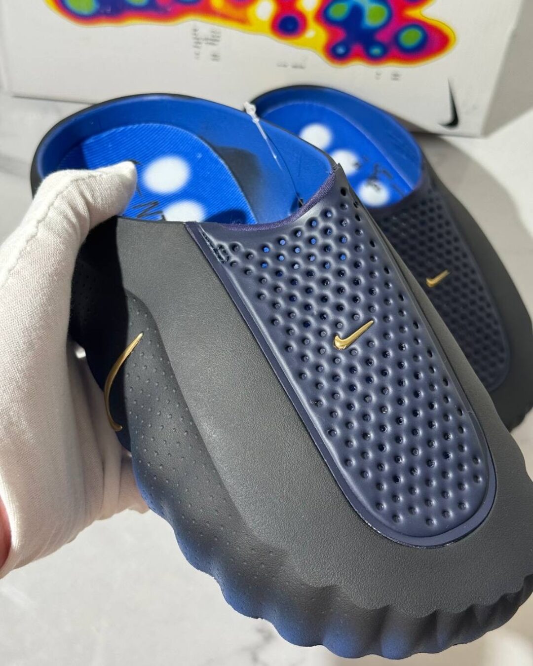Тапки Nike Mind 001 Blackened Blue