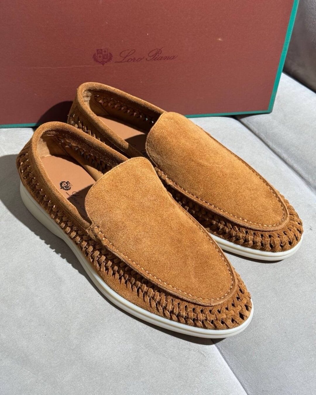 Лоферы Loro Piana Caramel