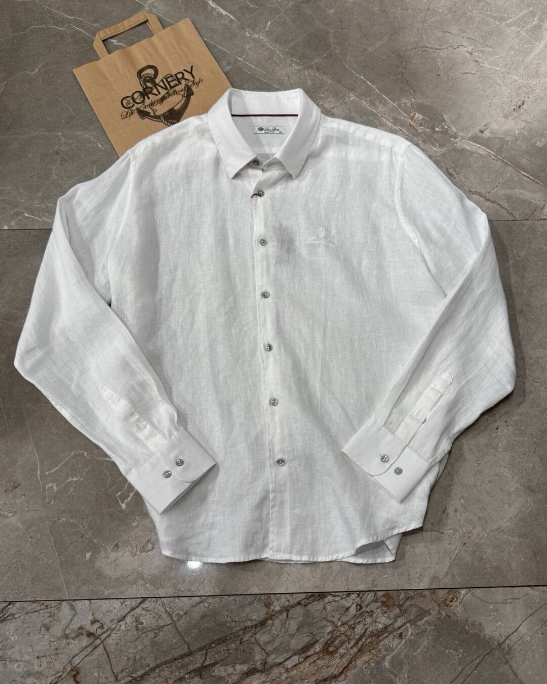 Льняная рубашка Loro Piana