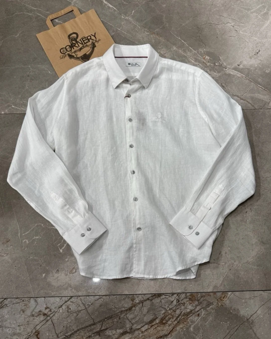 Льняная рубашка Loro Piana
