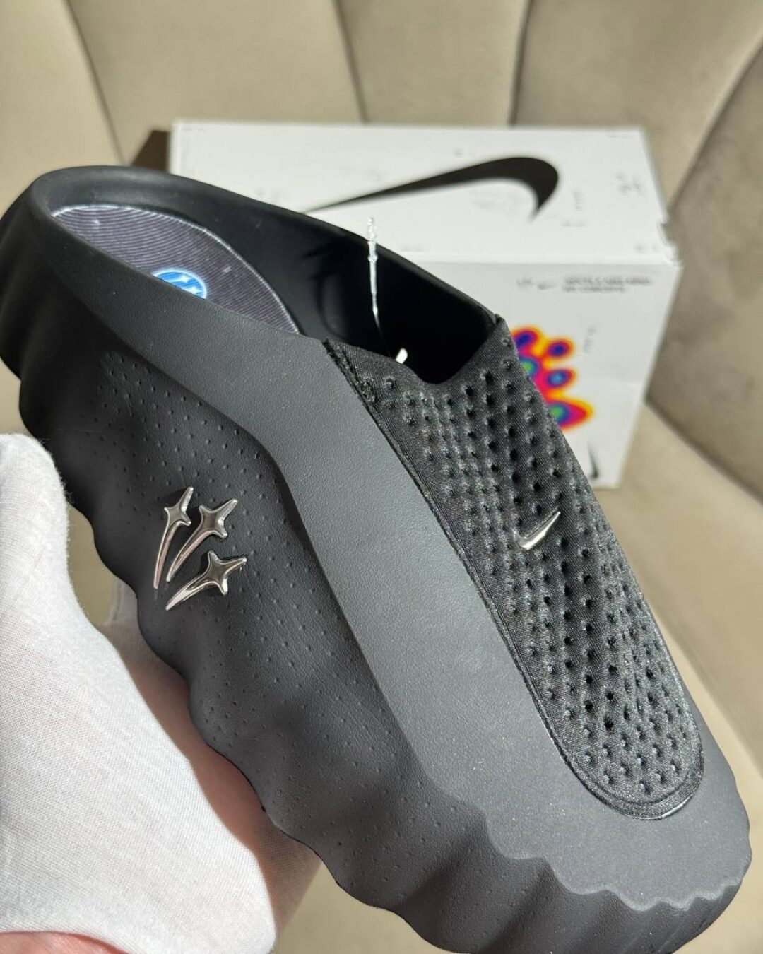 Тапки Nike Mind 001 Black Blue