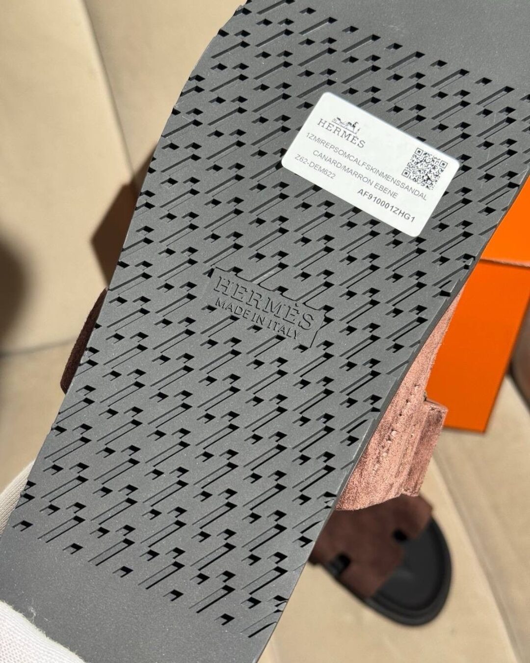 Тапки Hermes