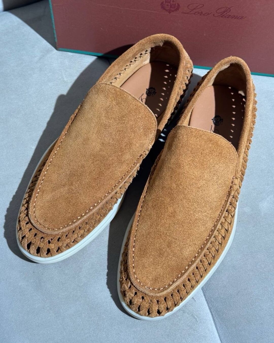 Лоферы Loro Piana Caramel