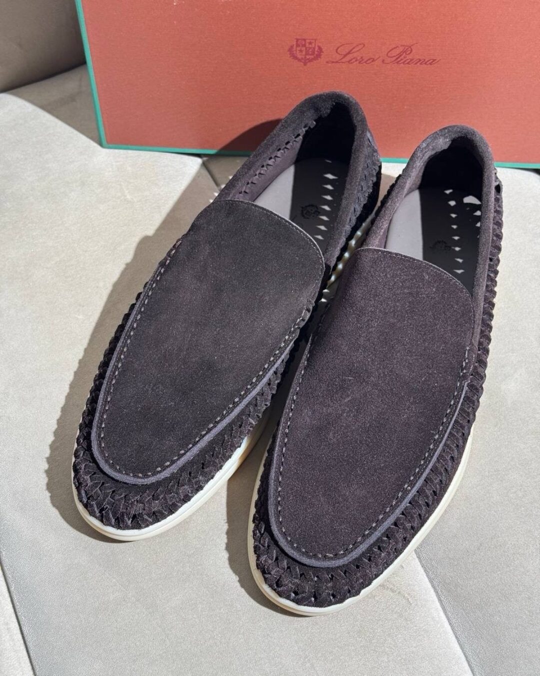 Лоферы Loro Piana Dark Brown