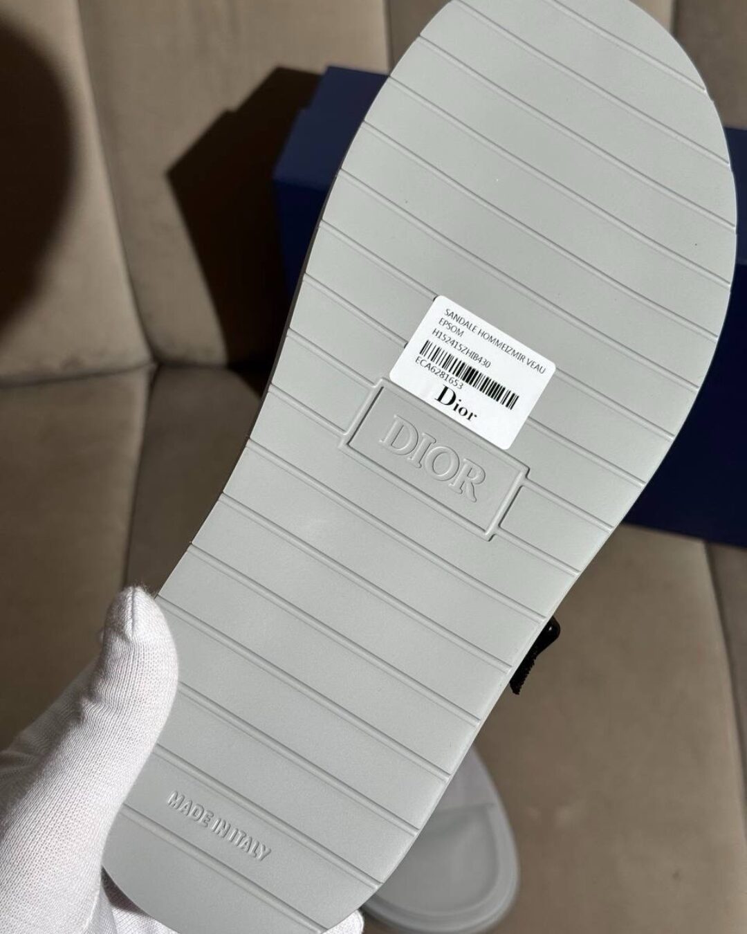 Тапки Dior (Grey)