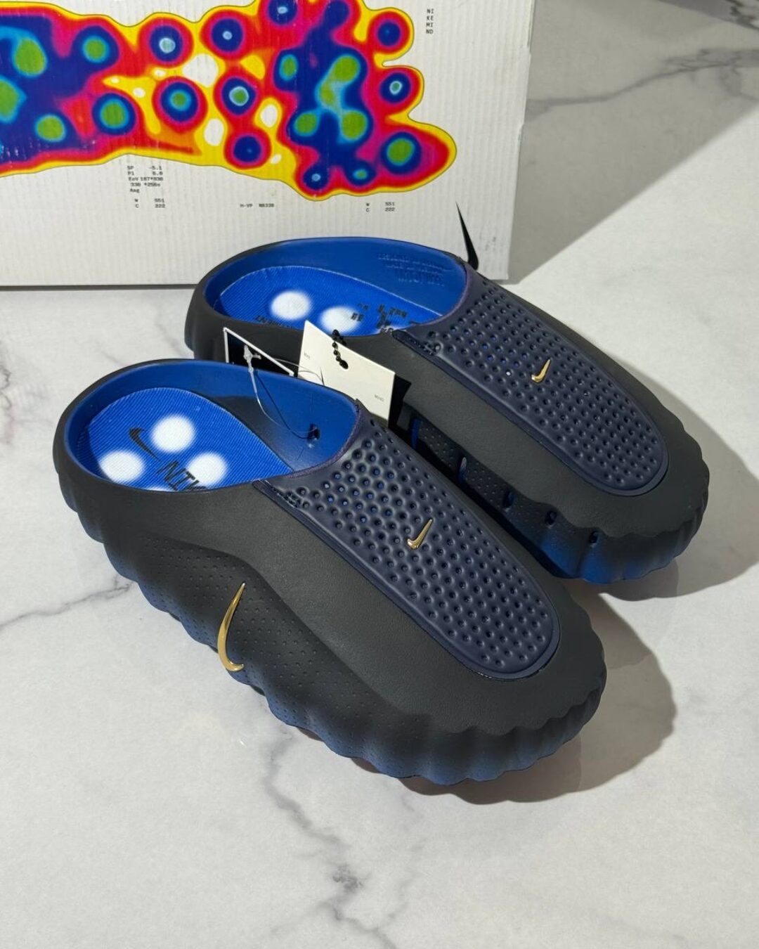 Тапки Nike Mind 001 Blackened Blue
