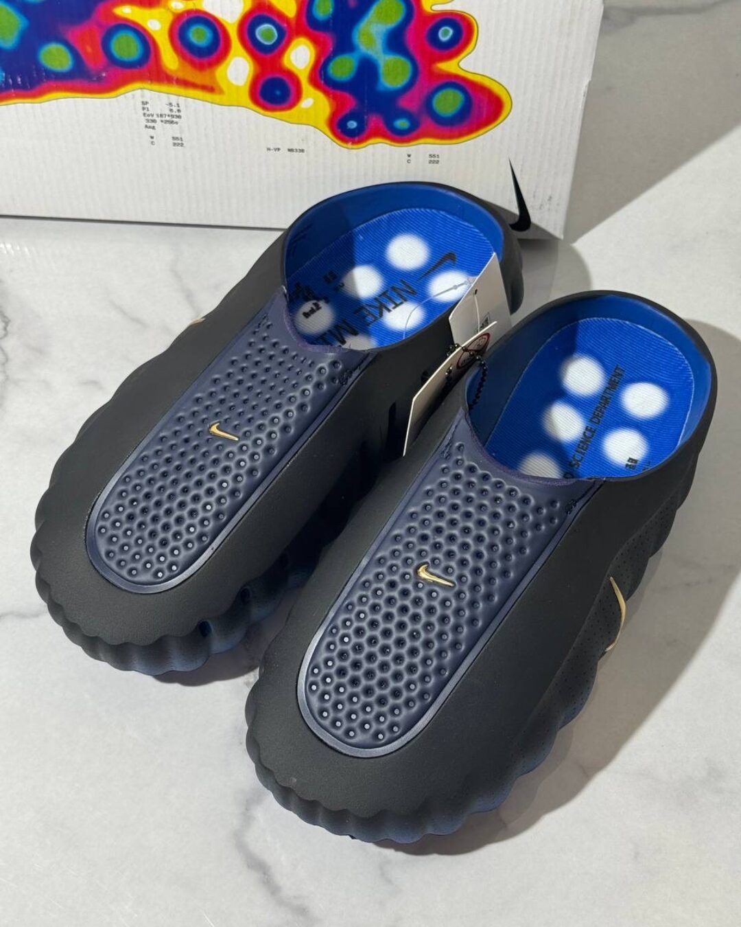 Тапки Nike Mind 001 Blackened Blue