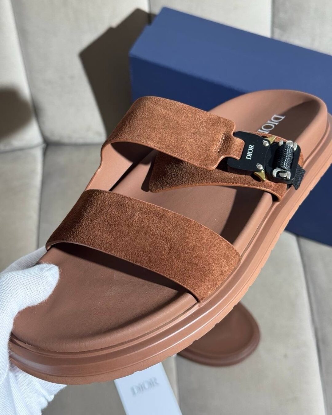 Тапки Dior (Brown)