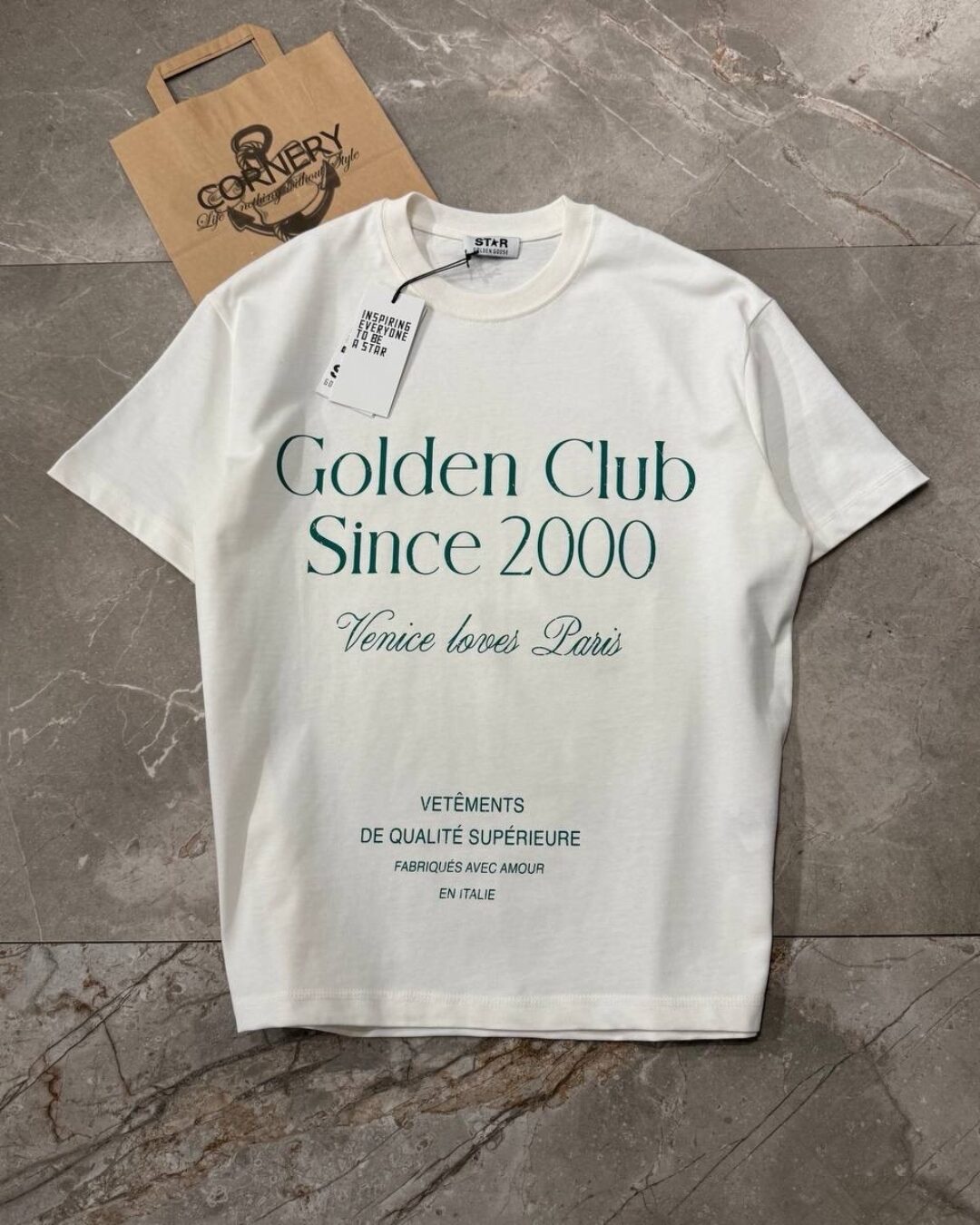 Футболка Golden Goose x Vetements