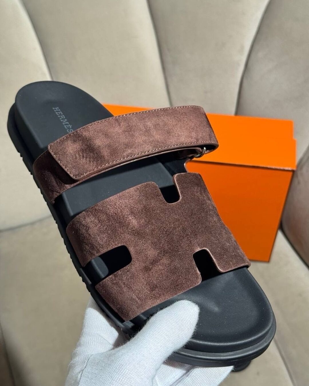Тапки Hermes