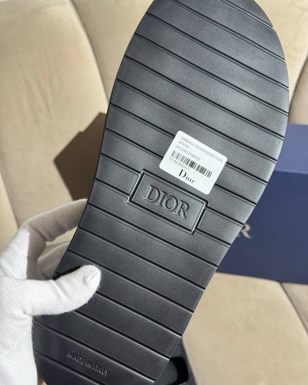Тапки Dior