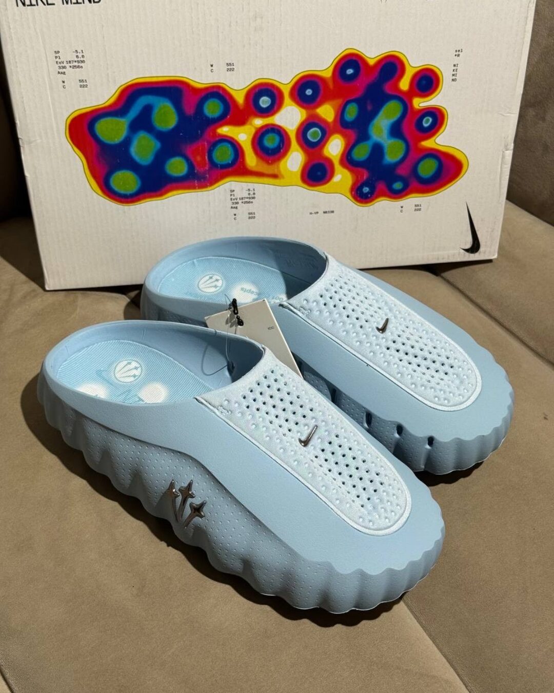 Тапки Nike Mind 001 Moon White