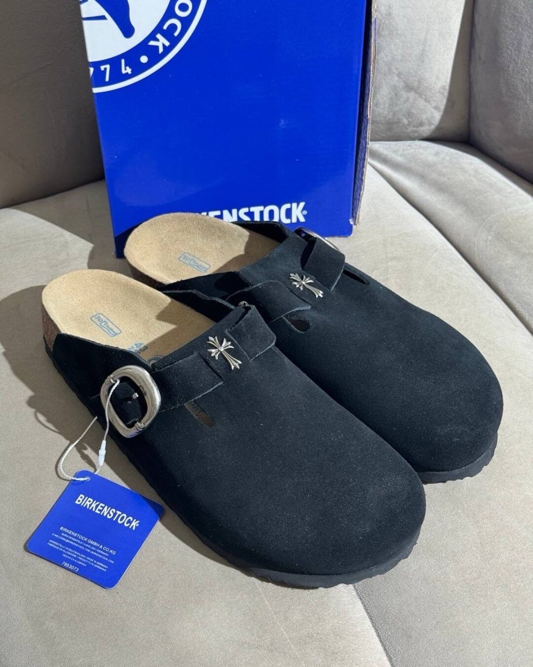 Сабо Birkenstock x Chrome Hearts