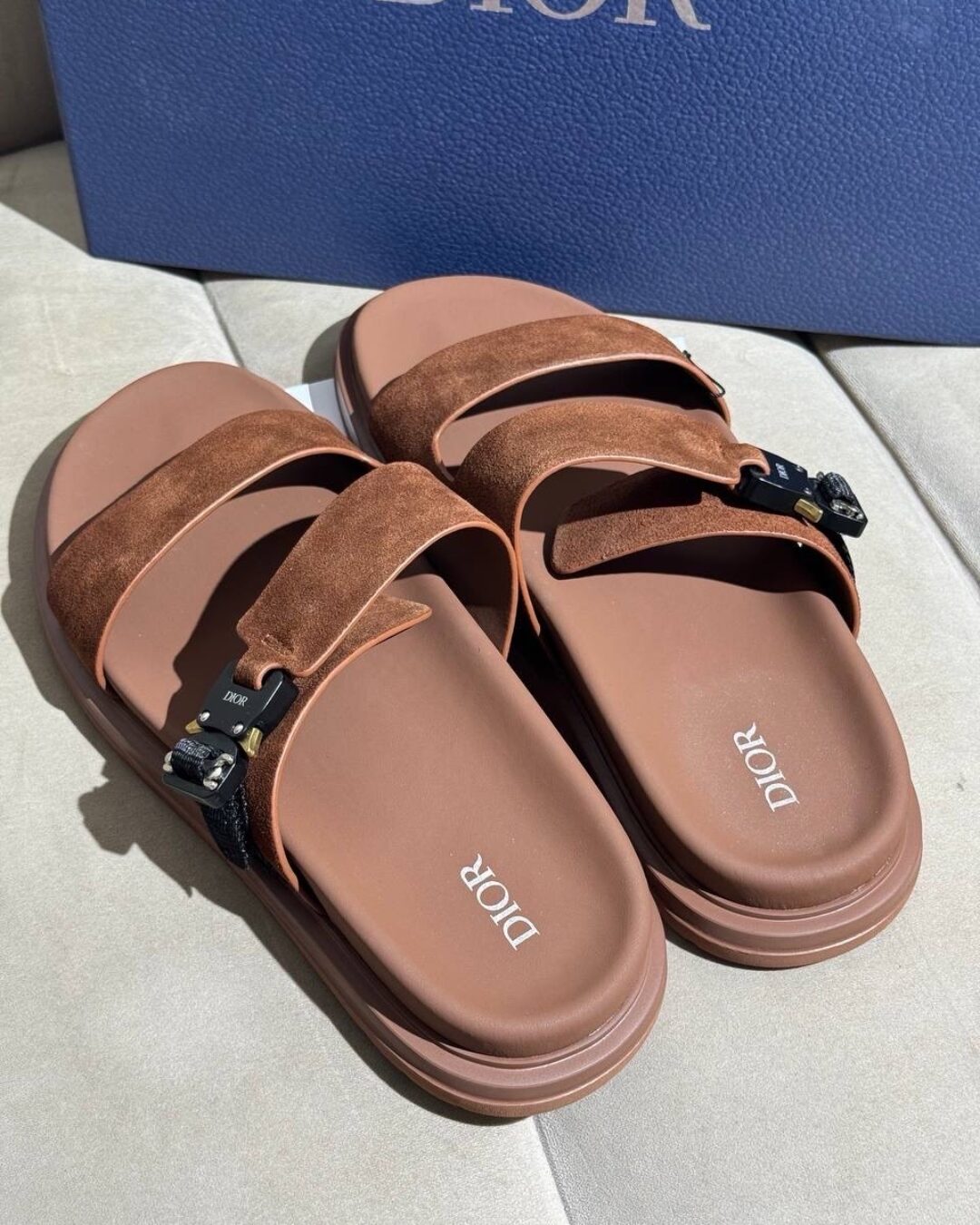 Тапки Dior (Brown)