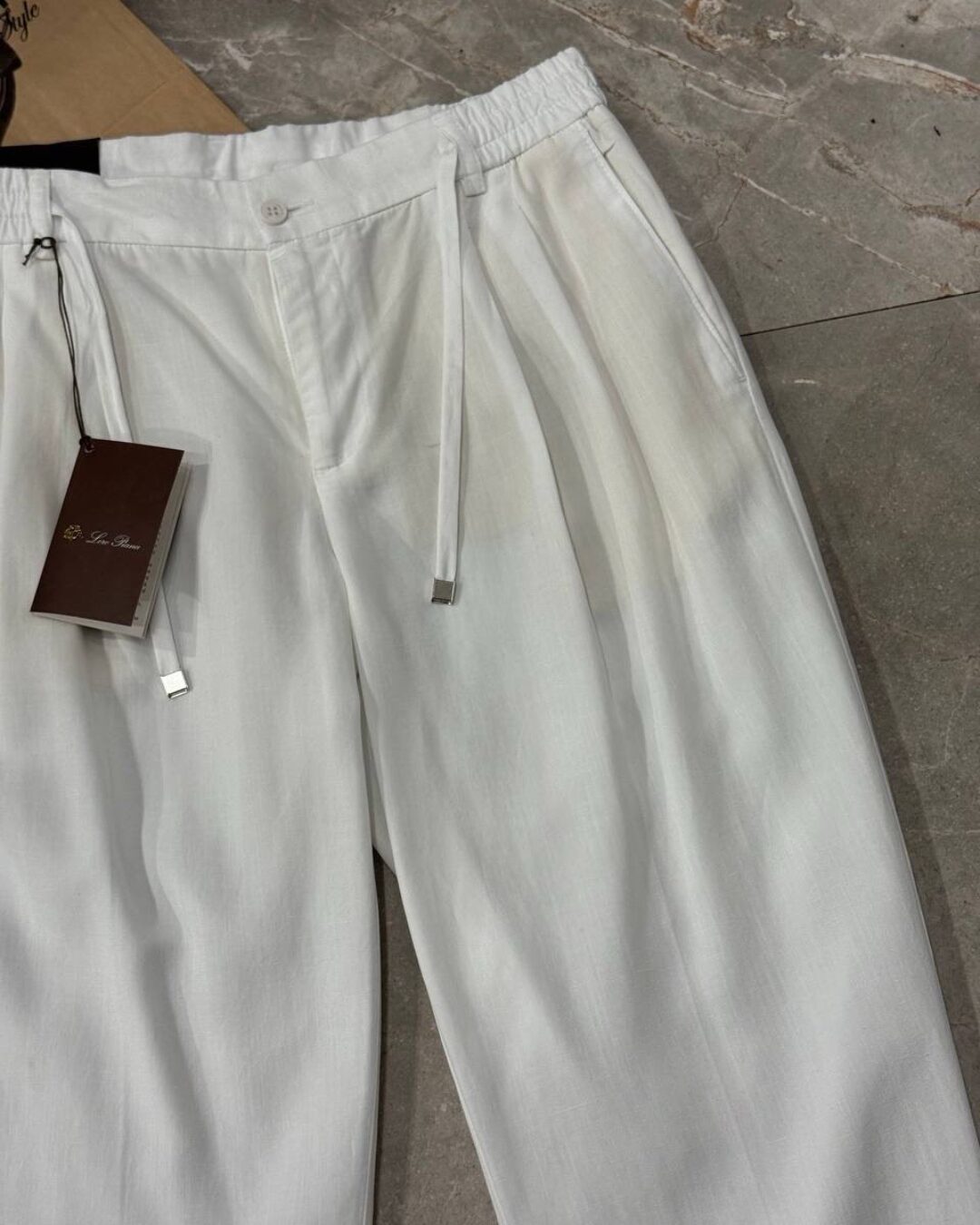 Льняные штаны Loro Piana — фото 9