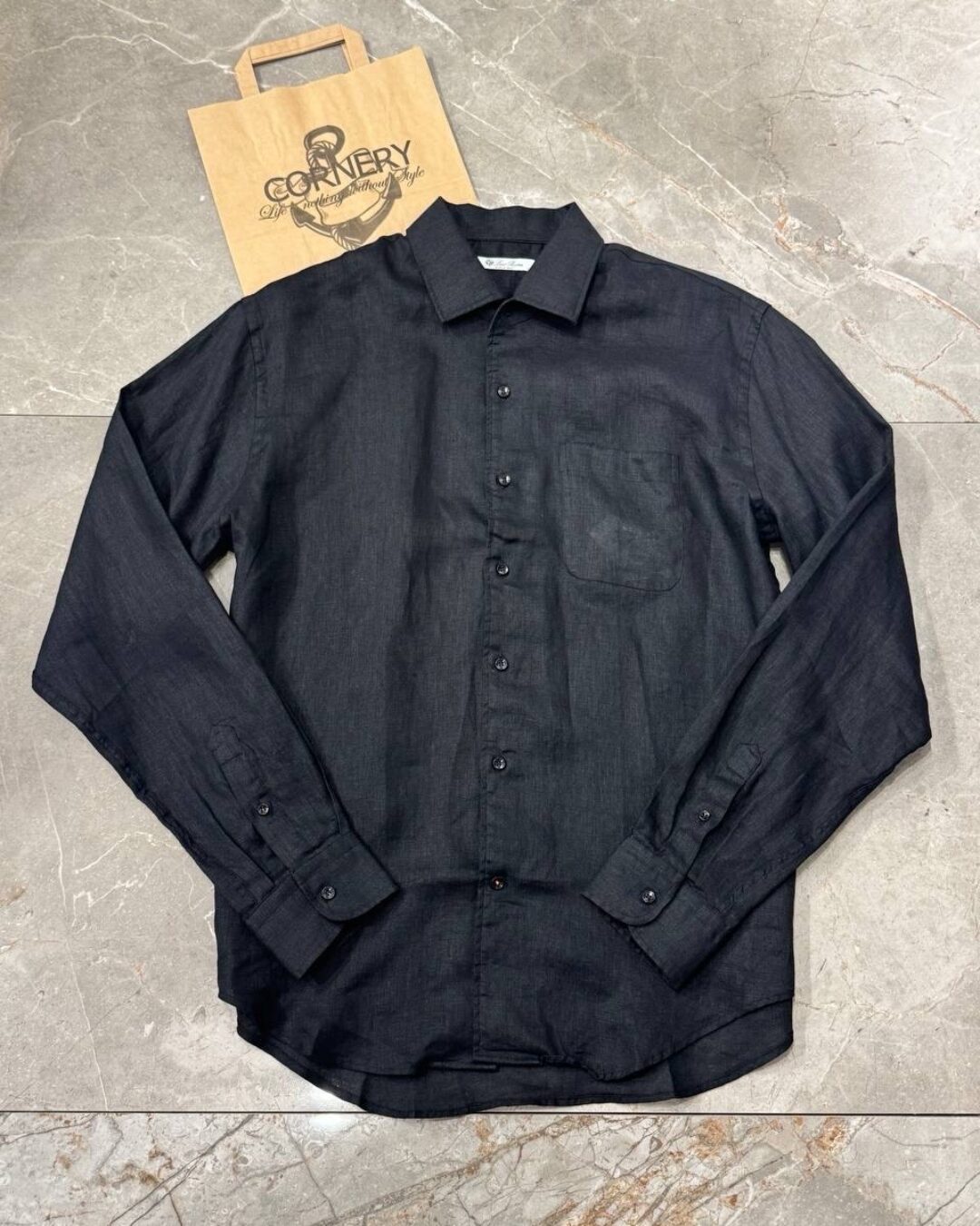 Льняная рубашка Loro Piana