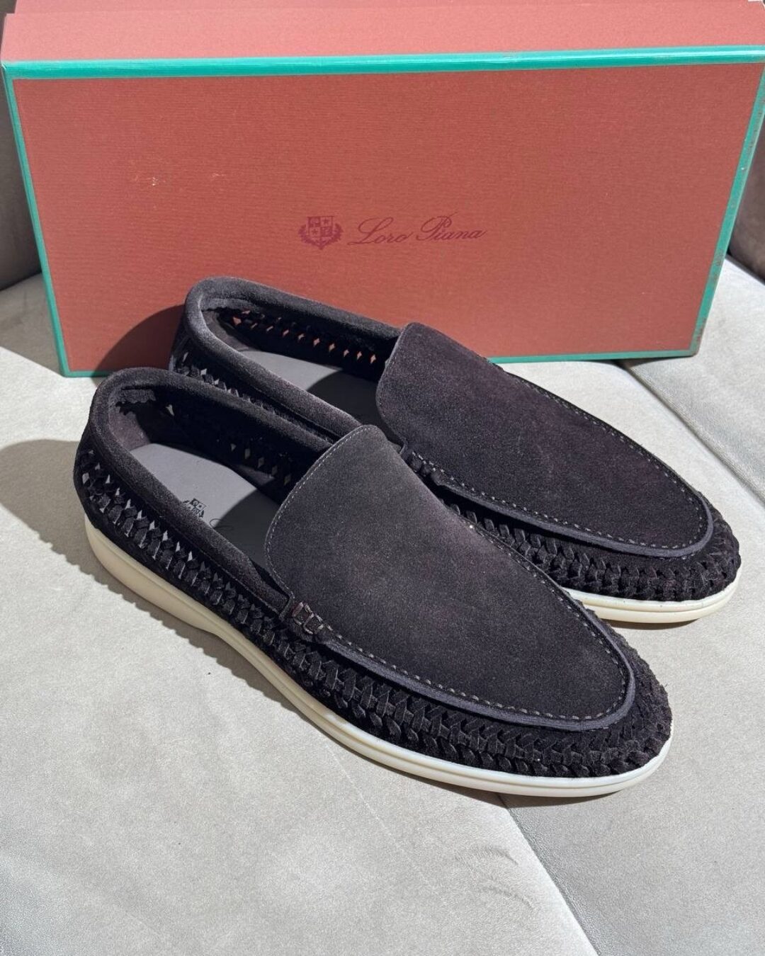 Лоферы Loro Piana Dark Brown