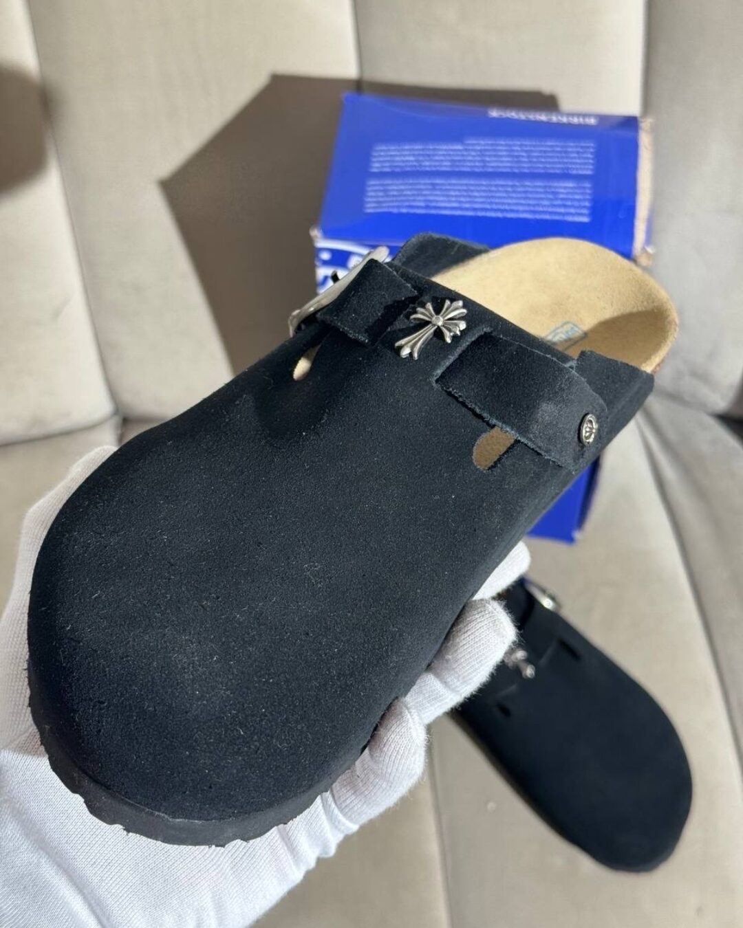 Сабо Birkenstock x Chrome Hearts