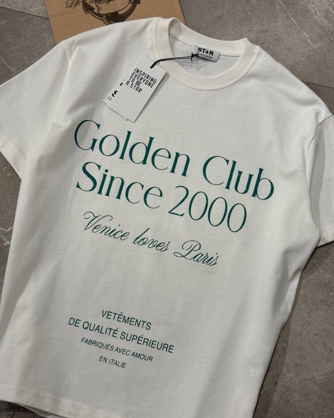 Футболка Golden Goose x Vetements