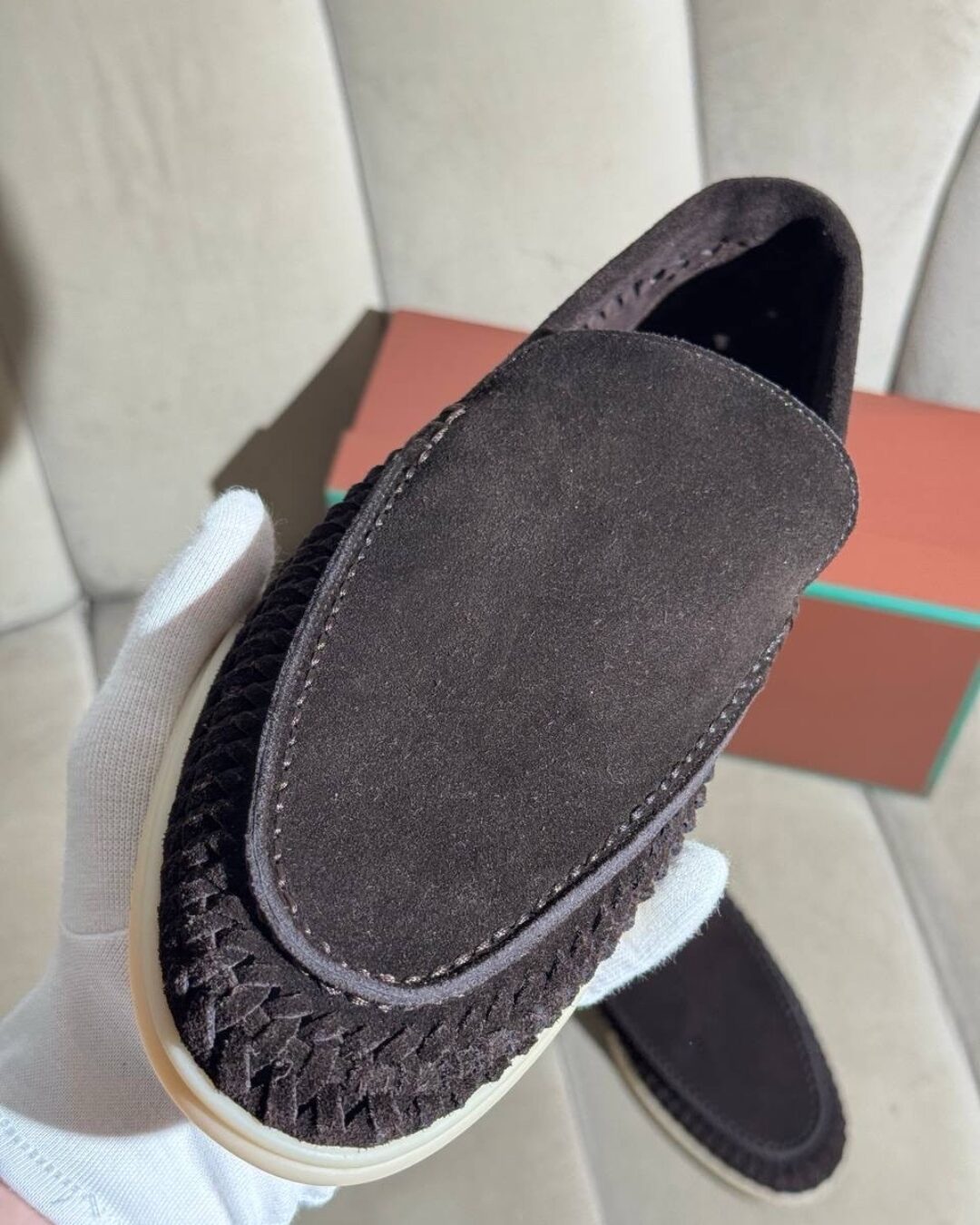Лоферы Loro Piana Dark Brown