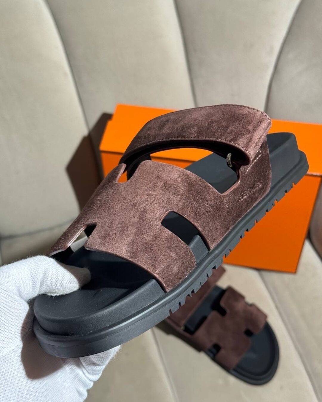 Тапки Hermes