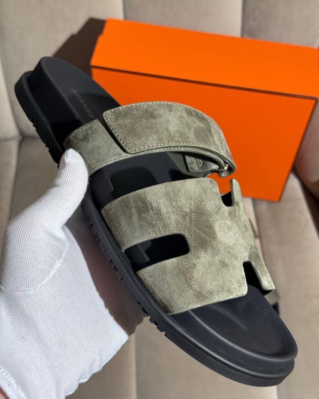 Тапки Hermes