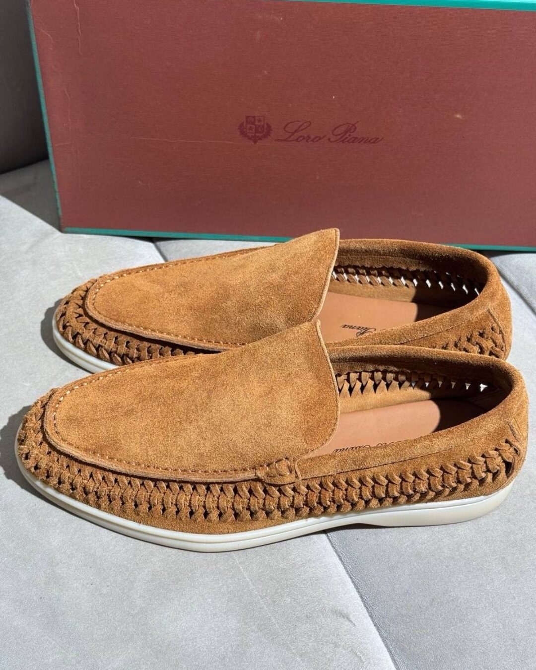 Лоферы Loro Piana Caramel