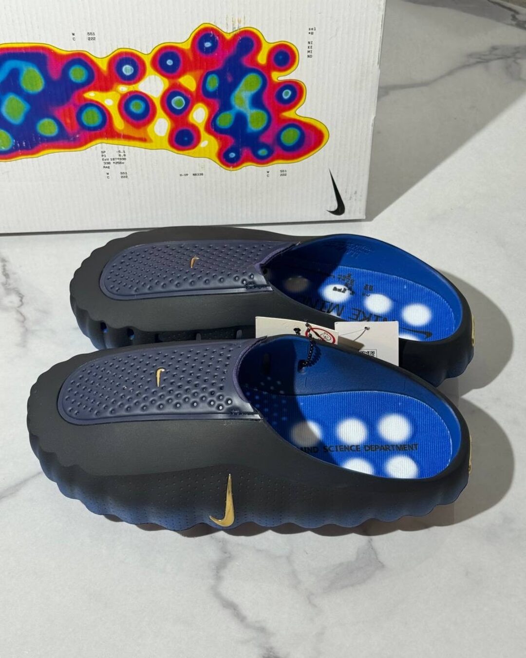 Тапки Nike Mind 001 Blackened Blue