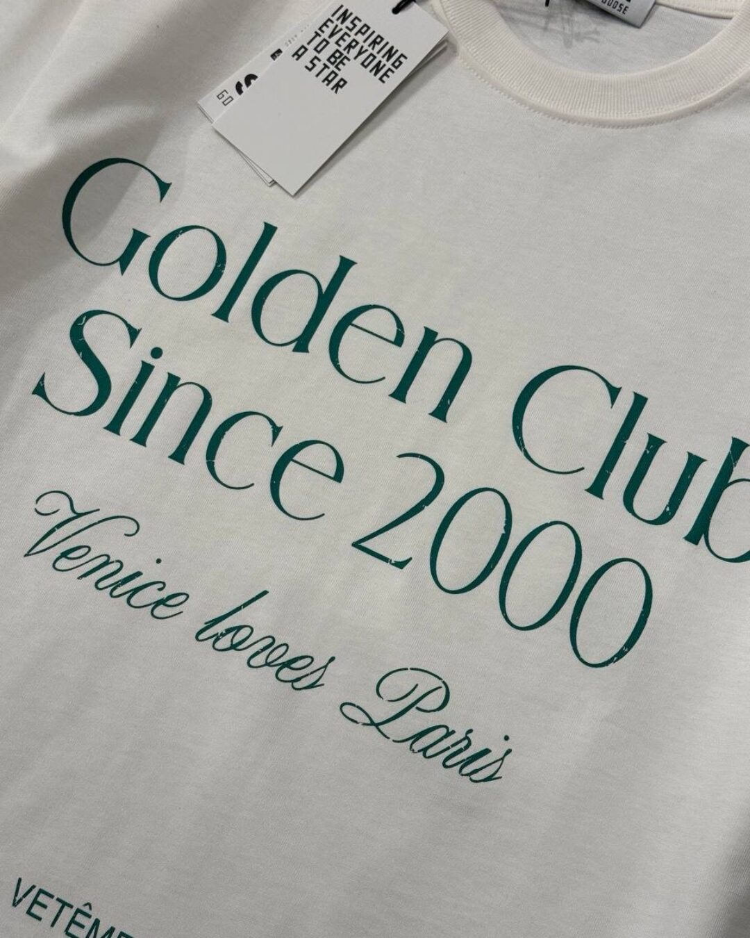 Футболка Golden Goose x Vetements