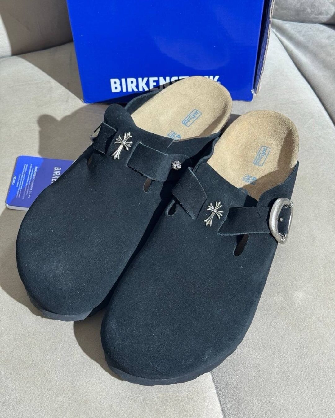 Сабо Birkenstock x Chrome Hearts