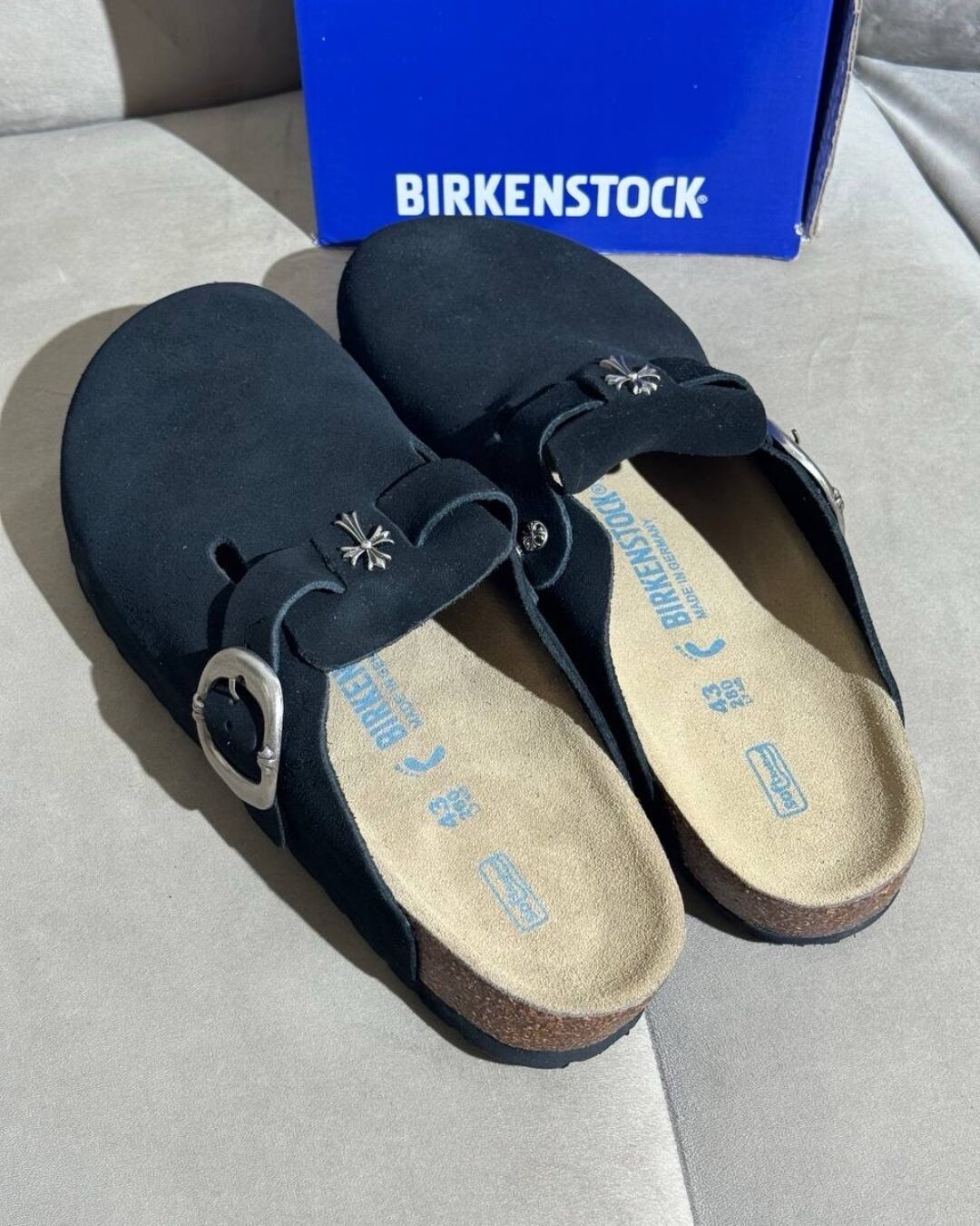 Сабо Birkenstock x Chrome Hearts