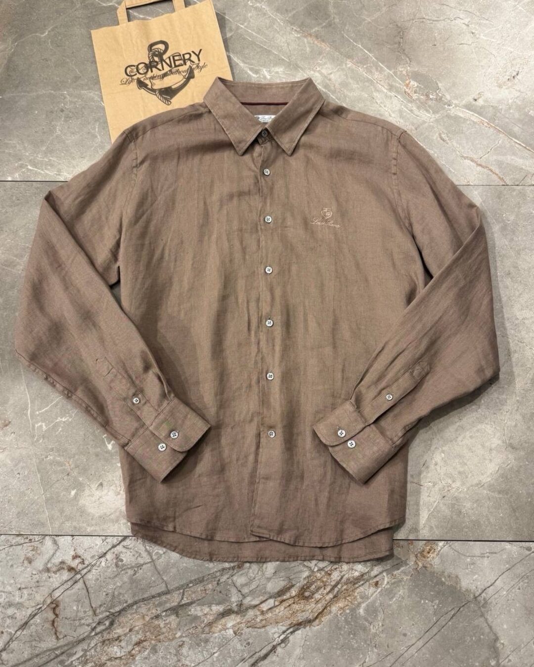 Льняная рубашка Loro Piana