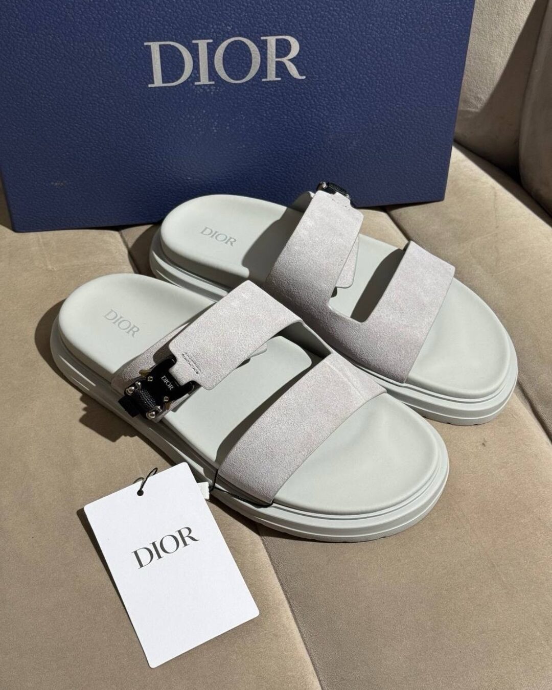 Тапки Dior (Grey)